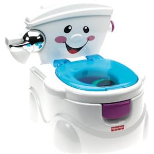 Fisher-Price - La Mia Prima Toilette, Vasino per Bambini con 2 Diverse Modalità di Utilizzo e Tanti Dettagli Realistici, P4328