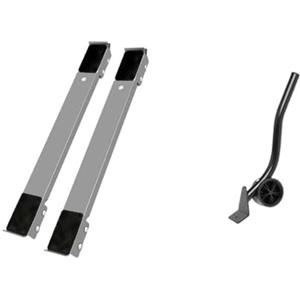 LXLAEOANG Base Lavatrice Supporto for lavatrice, base mobile rialzata for frigorifero, supporto con ruote, accessori for cucina e bagno(Silver Suit)