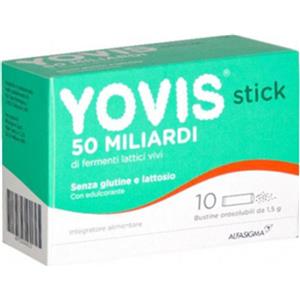 ALFASIGMA SpA Yovis stick 50 miliardi di probiotici e fermenti lattici (10 bustine)