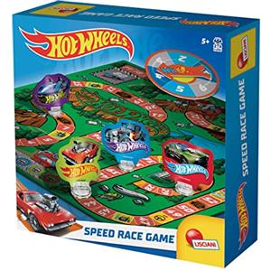 Liscianigiochi Super Game, Gioco Dell'Oca di Hot Wheels, Multicolore, One Size, 92154