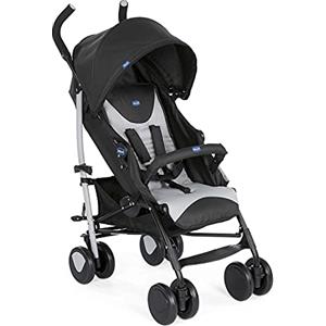 Chicco Echo, passeggino Stone | dalla nascita a 22 kg, pieghevole, leggero, sdraiato