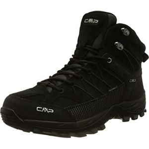 CMP Rigel Mid Trekking Shoes Wp, Scarpe da trekking Uomo, Nero-Nero, 44 EU