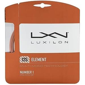 Luxilon WRZ990105 Corda da Tennis Element, 12.2 m, Unisex, Bronzo, 1.25 mm