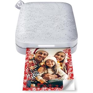 HP Sprocket Stampante Fotografica Istantanea Portatile 5x7.6 cm (Bianco) Stampa le immagini su carta adesiva ZINK dai tuoi dispositivi iOS e Android