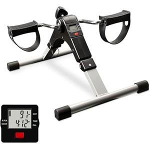 MAGIC SELECT Ellittica Pedaliera, Mini Ellittica Elettrica, Pedaliera Riabilitazione, Pedaliera Cyclette Fitness, Ellittica per Anziani e Adulti con Display, Resistenza Regolabile. Esercizio a Casa, in Ufficio