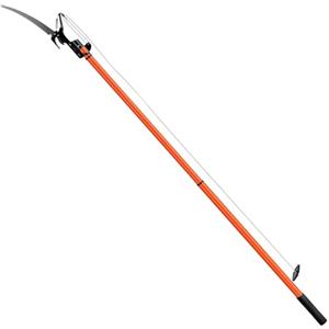 DEUBA® Seghetto Telescopico per Potatura Rami 2in1 Svettatore Cesoia Altezza Max 4 M Cavo in Nylon Segaccio Telescopico