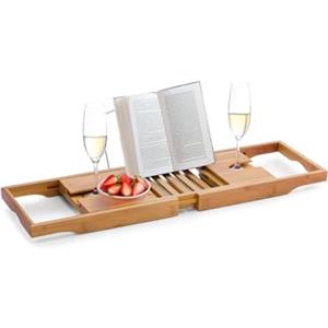 Vassoio in bamb&ugrave; vasca da bagno