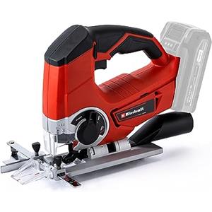 Einhell TE-JS 18 Li-Solo Seghetto alternativo Power X-Change (18V, max taglio legno 80 mm, max taglio plastica 12 mm, max taglio metallo 10 mm, senza batteria e caricabatteria)