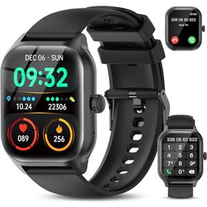 zaisia Smartwatch Uomo Donna con Chiamare/Rispondere, 2.01" Molteplici modalità Sportive Orologio Smartwatch con Contapassi/Sonno/Cardiofrequenzimetro, IP68 Orologio Intelligente per Andorid iOS