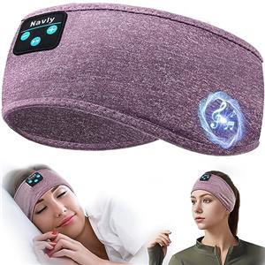 Navly Cuffie Bluetooth con archetto per dormire, ultra lunghe e con altoparlanti Hi Fi HD integrati, perfette per dormire, allenamento, yoga, viaggi, meditazione