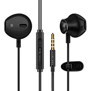 GAMURRY Auricolari,Cuffie con cancellazione del rumore,Auricolare In-Ear Bassi Potenti Alta Definizione con Microfono e Controller, Headset Stereo 3.5 mm per Samsung,Xiaomi,Huawei etc
