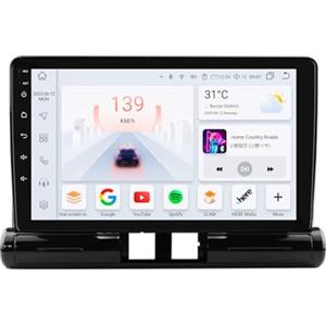 hizpo Android 13 Car Radio per Citroen C3/C3 aircross 2017-2023 per Citroen C4/C4 aircross (Brasile) 2017-2023 con Carplay Wireless Auto Android 8-Core 4G + 32G QLED Schermo WiFi Navigazione Bluetooth 5.0