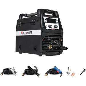 Decapower SYNMIG 200A Saldatore MIG saldatrice a filo continuo con san gas Sinergia MMA MIG MAG FLUX LIFT TIG 4 in 1 Attrezzatura di saldatura