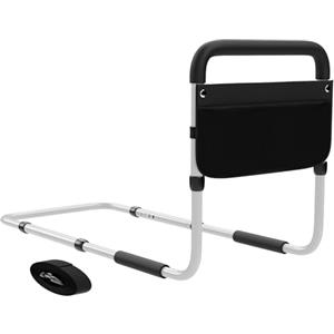 ToyaTec Griglia per letto per anziani e disabili rialzo per letto, manico di sicurezza con ringhiera regolabile in altezza e design rimovibile, facile da installare