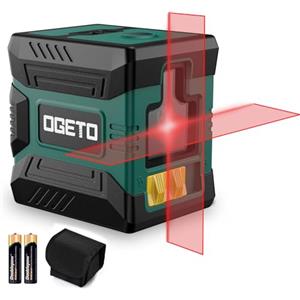 Ogeto Livella Laser Autolivellante, OGETO LLR1 Livello Laser a Linea IP54 con Modalità Manuale/Autolivellante Livella Laser Orizzontale e Verticale,±4° Livellamento Automatico