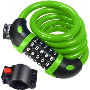 REHKITTZ Lucchetto per Bicicletta Lucchetto Bici Catena Bici 120cm/12mm Antifurto Combinazione Catena per Bicicletta MTB Monopattino Elettrico