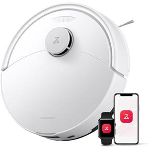 roborock Q10 X5 Robot Aspirapolvere, 10.000 Pa HyperForce, doppio sistema anti-groviglio, spazzola JawScrapers innovativa e spazzolone ad alta intensità,bianco