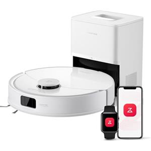 roborock Q10 X5+ Robot Aspirapolvere, 10.000 Pa HyperForce, doppio sistema anti-groviglio,tecnologia reattiva per evitare gli ostacoli,doppia spazzola antigroviglio,bianco