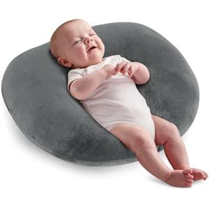 JOVELL Cuscino Allattamento, Guanciale per Allattamento - Cuscino di Supporto Multifunzione, Cuscino Gravidanza Cuscino per Allattamento Extra Grande con Maniglia per il Trasporto & Federa Rimovibile