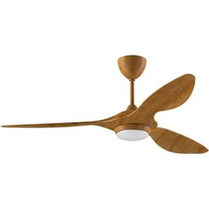 reiga Ventilatore da Soffitto 132cm con Telecomando Luce LED Dimmerabile, Motore DC Modalità Inversione Silenzioso, Timer Per Camera da Letto, Soggiorno, Cucina, Ufficio (L'acero Colour)