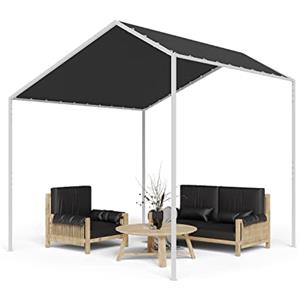 Blumfeldt Gazebo 3x3 con Struttura in Alluminio da Giardino, con Tettuccio Antivento e Idrorepellente, Esterno, Resistente per Eventi e BBQ- Grigio