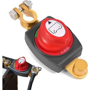 HEYIDAMAI Interruttore Stacca Batteria, Interruttore di Separazione Della Batteria, Interruttore a Batteria per Auto, Stacca Batteria Auto, Interruttore Principale Impermeabile per Auto