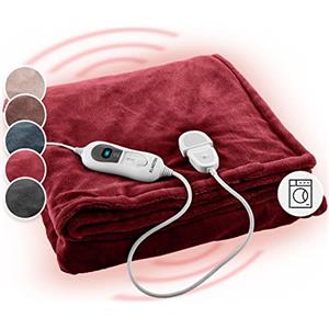Klarstein scaldaletto Matrimoniale XL, Coperta Termica Elettrica 18 x 13 cm, Scaldaletto Matrimoniale Elettrico 3 Livelli di Temperatura, Lavabile in Lavatrice, Coperta Elettrica per Letto e Divano