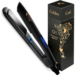 Golden Curl Piastra per Capelli Golden Curl - 5 Anni di Tranquillità - Piastra Professionale 2 in 1 per Lisciare e Arricciare i Capelli - Ferro Hair Straightener Lisciante e a Onde (New G1)