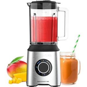 Solac Taurus - Frullatore a Caraffa Prior Advance 1800 | 1800W | 2L | 4 Funzioni Touch | 6 Lame Inox Removibili | Tritaghiaccio | Velocità Regolabile | Lavabile in Lavastoviglie