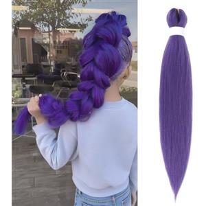 jooceebaby Extension Per Treccine Africane Capelli Trecce Viola Braids Extension 26 Pollici 1pack Extension Per Treccine Africane Extensions (26 Pollice, Viola Scuro)
