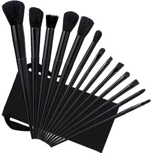 aweskmod Pennelli Make Up 13 Pezzi Set Viso e Occhi per fondazione cipria fard,ombretto,Pennello Trucco sintetico a setole morbide per Makeup Brushes Regalo per Ragazze Donne Compleanno San Valentino