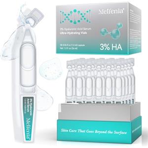 OEDPMFYL Siero Acido Ialuronico Viso, Siero Viso Acido Ialuronico Puro, Siero Viso Antirughe, Acido Ialuronico Siero, Siero Idratante Viso, Illuminante Viso, Rassodante e Levigata, Tutti i Tipi di Pelle, 36 ML