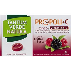 Angelini Tantum® Verde Natura Propoli+C gusto frutti di bosco