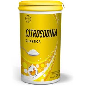 Citrosodina Classica in Granuli Effervescente Digestivo Rinfrescante per Digestione Difficile con Acido Citrico e Bicarbonato di Sodio, Barattolo 150g