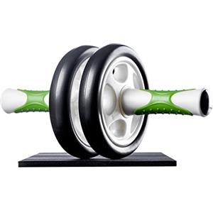 Ultrasport Addominale Allenatore AB roller, incl. tappetino ginocchia, allenamento per uomini e donne Rullo per muscoli addominale con multifunzione, anche per anziani, trainer pieghevole salvaspazio