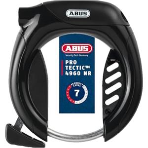 ABUS Lucchetto da Telaio PRO TECTIC 4960 Nr - Lucchetto per Bicicletta da Fissare al Telaio della Bicicletta - Grilletto Spesso 8,5 mm - Livello di Sicurezza 7 - Nero