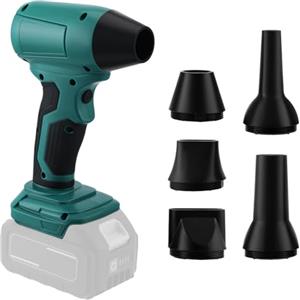 Strixorn Mini Soffiatore Compatibile Con Makita 18v, 130000rpm Soffiatoren a Batteria Senza Spazzole, Regolazione Continua Della Velocità, Soffiante Turbo Per Foglie, Pulizia, Auto (Batteria Non Inclusa)