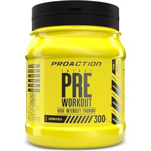 ProAction Pre Workout Potente | Integratore Preworkout con Creatina, Citrullina Malato, Beta Alanina e Caffeina | Boost di Energia e Resistenza per Bodybuilding, Sport e Fitness | 20 Porzioni | 300g