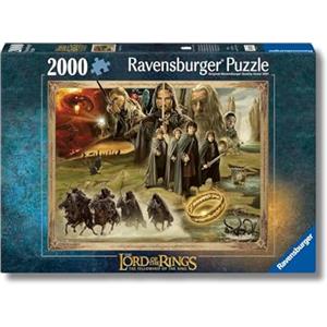 Ravensburger - Puzzle 2000 Pezzi Il Signore Degli Anelli | Puzzle 2000 Pezzi | Rompicapo Adulti E Bambini Dai 14 Anni In Su | Regalo Per Bambini E Adulti | Misure 98x75cm