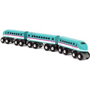 BRIO - Treni Del Mondo - Shinkansen Hayabusa | Treno Giocattolo Per Bambini | Gioco Bambino 3 Anni | Trenino Legno | Regalo Bambini 3 Anni