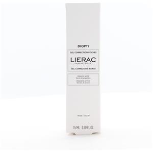Lierac Diopti Gel Correzione Borse 15 ml - Decongestionante, Tonificante e Defaticante per Tutti i Tipi di Pelle