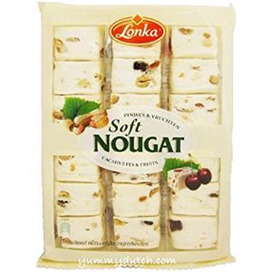 LONKA Torrone di arachidi e frutta | Lonka | Morbide noccioline e frutta | Peso totale 210 grammi