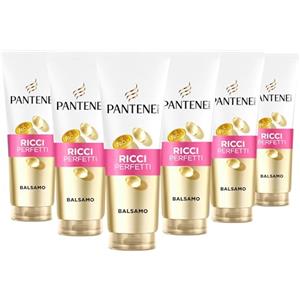 Pantene Pro-V Balsamo Ricci Perfetti 6x230ml per Ricci Crespi e Ribelli, Balsamo Uso Quotidiano, Pro-Vitamina B5 e Miscela di Nutrienti, Senza Olio Minerale e Coloranti, Tecnologia Active Nutri-Plex