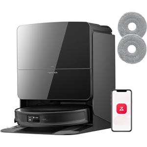 roborock Saros 10R Set Robot Aspirapolvere, 7,98 cm, Antigroviglio, Telaio AdaptiLift, Rimozione Automatica dei Moci, Pulizia degli Angoli e dei Bordi, Stazione Multifunzionale 4.0, Hello Rocky