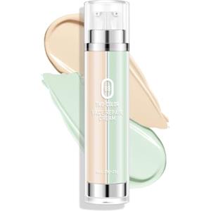 KYDA Colori corretti Primer Makeup, verde, correttore del colore, crema BB per il trucco del viso, controllo dell'olio e idratante della pelle, fondotinta illuminante, radiance skin