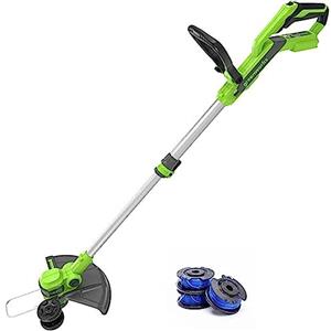 Greenworks Tagliabordi a Batteria 40V Taglio 33cm senza Batteria e Caricatore, Bobina a Doppio Filo 3 confezioni