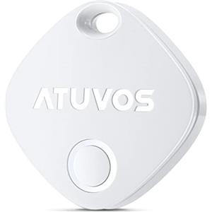 ATUVOS Air Tag Smart Tracker 1 Pezzo, Bluetooth Localizzatore Compatibile con Apple Dov'è (solo iOS, Android non supportato), Trova oggetti e chiavi, Bagagli, Portafogli, Valigie,Batteria Sostituibile