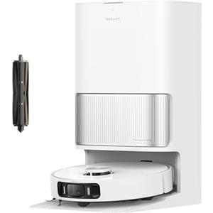 DREAME L40 Ultra AE Robot Aspirapolvere Lavapavimenti, Aspirazione 19.000 Pa, Auto-Pulizia dei Moci con Acqua Calda a 75°C, Diverse Spazzole e Moci Flessibili, Svuotamento Automatico