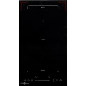 Homgoday Flexizone - Piano cottura a induzione con 2 fuochi Touch Control 3500W