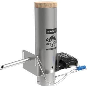 BROWIN rok zał. 1979 Browin DragON Jet 2 Generatore di fumo freddo lungo 330146 con posacenere e pompa, in acciaio inox, per tutti i forni per affumicatori, bocchetta innovativa, divertimento perfetto